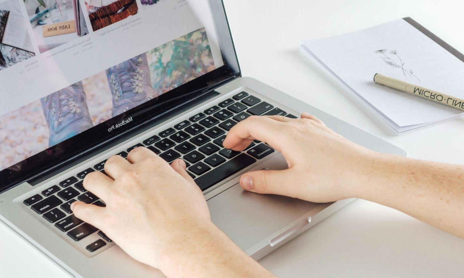 Modern office workspace with financial charts and planning materials